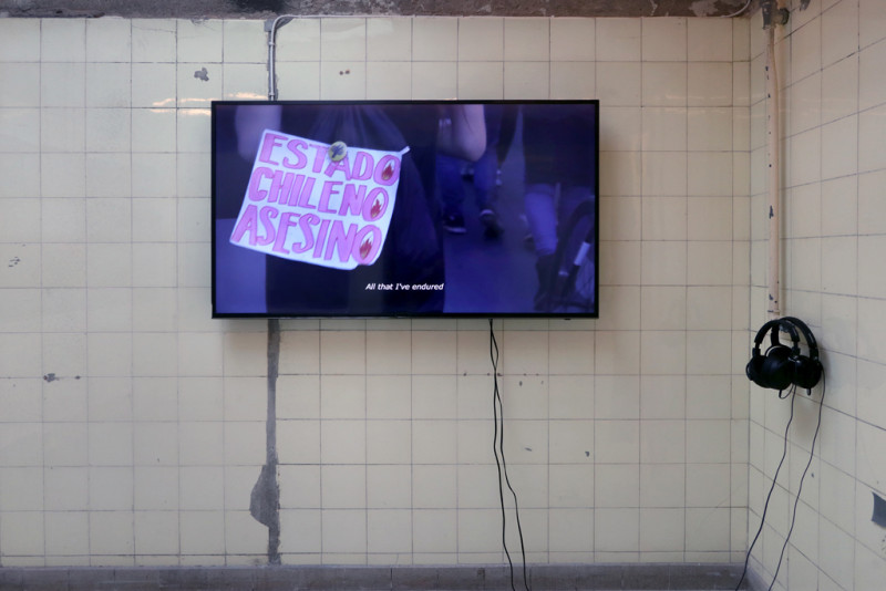 A video work of Barbara Marcel, Humo sobre Humedales