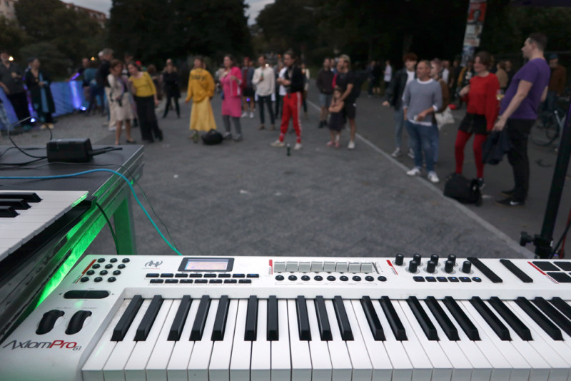 Dj Set an der Kunstbrücke am Wildenbruch