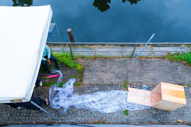 Ansicht von oben, auf die Performance.