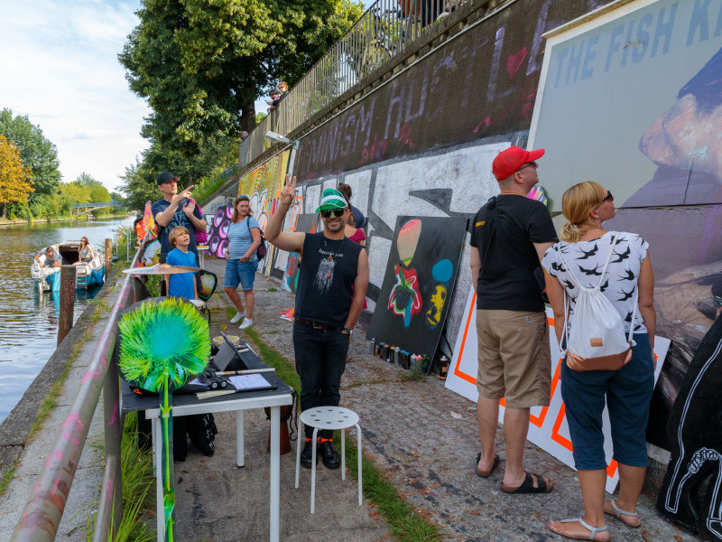 Stefanie Manhillen, Nicole Heidel, Cami Donneys und Marco Jodes: DA zwischen